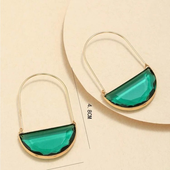 Anthropologie Crescent Hoop earrings - Picture 4 of 4